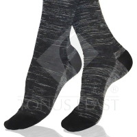 Compressie kousen - Steunkousen met AMBER microdeeltjes, UNISEX ZWART